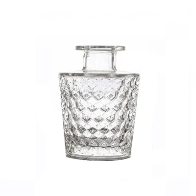 Immagine di 100ml vetro trasparente diffusore bottiglie vuote barattoli aromaterapia contenitore accessori fragranza uso per fai da te bastoncini di ricambio oli essenziali artigianato decor