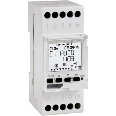 Immagine di Wallair 1IO3091 Temporizzatore digitale Settimanale, Annuale 3500 W IP20 Funzione Random, Programma vacanze, ciclico