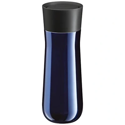 Immagine di WMF Impulse Tazza termica da 350 ml, con chiusura automatica, apertura a 360, mantiene le bevande calde per 8 ore e fredde 12 ore, blu