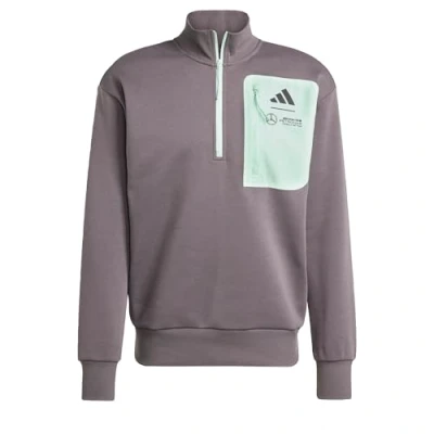 Immagine di adidas Performance Felpa in pile Grey strata frozen green, Uomo, Taglia: Large, green