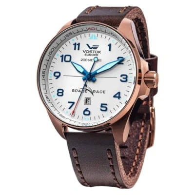 Immagine di Vostok Europe Orologio Analogico Automatico Uomo con Cinturino in Pelle YN55 325B664