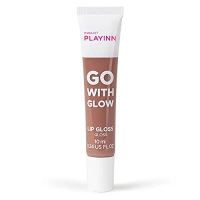 Immagine di Inglot Playinn Gloss Labbra Go With Glow Formula Idratante per delle Morbide e Lisce Tonalità Fruttate Finitura Brillante Lip Gloss, 10 ml No. 21