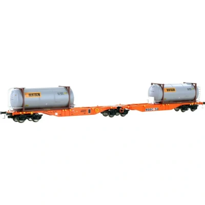 Immagine di Mehano 28401 Vagone per container ho Sgmrss90 Bertschi di Wascosa
