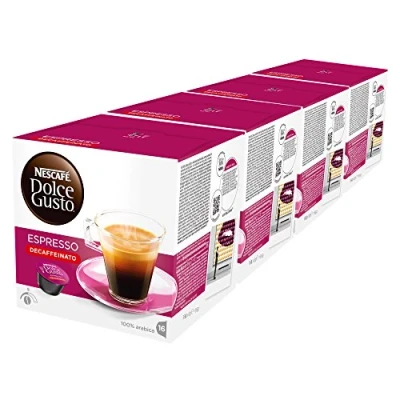 Immagine di Nescafé Dolce Gusto Espresso Decaffeinato, 4 Confezioni, x 16 Capsule