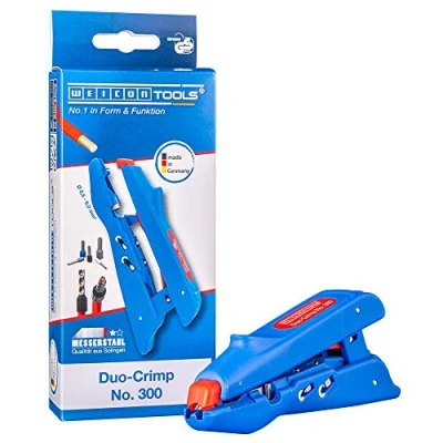 Immagine di WEICON Duo Crimp No. 300 Strumento di spelatura e crimpatura 3 in 1 Rosso
