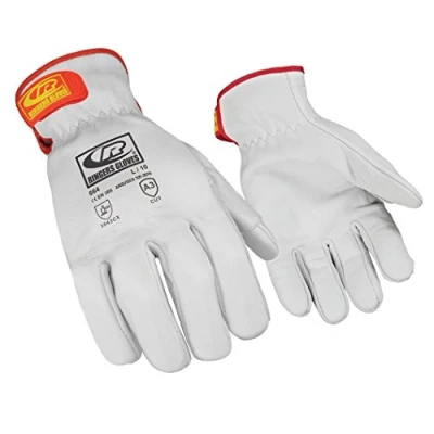 Immagine di Ringers 664 08 r hide Classic ANSI level 3 cut resistance guanti in pelle, bianco, Small, 11