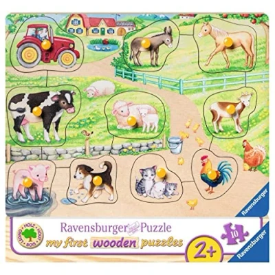 Immagine di Ravensburger 03689 My First Puzzle, Mattina in Fattoria, 10 Pezzi