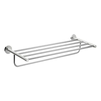 Immagine di hansgrohe Logis Universal Mensola con porta asciugamani, cromo, 41720000