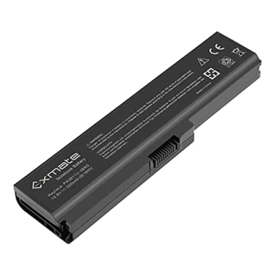 Immagine di Exmate 5200mAh Batteria del Computer Portatile PA3817U 1BRS per Toshiba Satellite C660 L750 C650 C660D L750D A660 C655 L755 L650 C650D L655 C670D PA3634U PABAS228 10,8V 56.16Wh