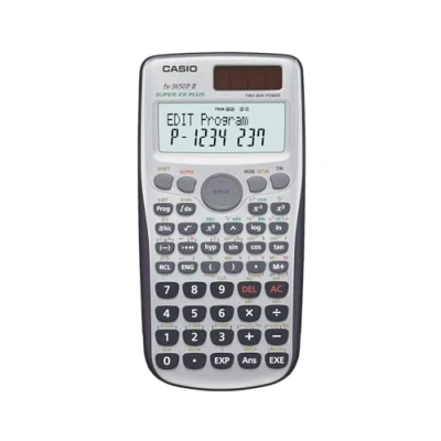Immagine di Casio FX 3650PII Calcolatrice Scientifica Programmabile, Grigio