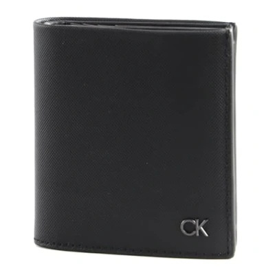 Immagine di Calvin Klein Clean Trifold Unisex Portafoglio, Taglia: One Size, Black