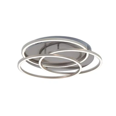 Immagine di BRILONER Leuchten lampada LED da soffitto, soffitto dimmerabile, funzione di memoria, 60 watt, 4.800 lumen, 3.000 Kelvin, nichel opaco, 546x100mm (DxH)