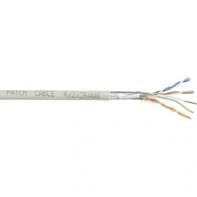 Immagine di TRU COMPONENTS Cavo di rete CAT 5e SF/UTP 4 x 2 0.14 mm² Bianco 50 m