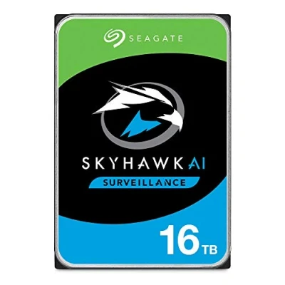 Immagine di Seagate SkyHawk AI, 16 TB, Hard Disk Interno, Applicazioni Di Sorveglianza, SATA da 6 GBit/s, 3,5&quot;, cache 256 MB, 3 anni Servizi Rescue (ST16000VE000)
