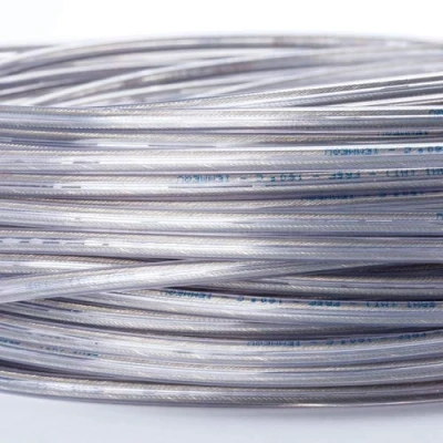 Immagine di Cavo di alimentazione a 2 fili, trasparente, in plastica, x 0,75 mm2, con conduttore terra, filo elettrico Titel