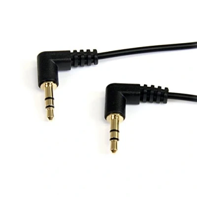 Immagine di Startech.Com Cavo Audio Stereo ad Angolare Destro 3.5 Mm Slim 30 Cm, M/M