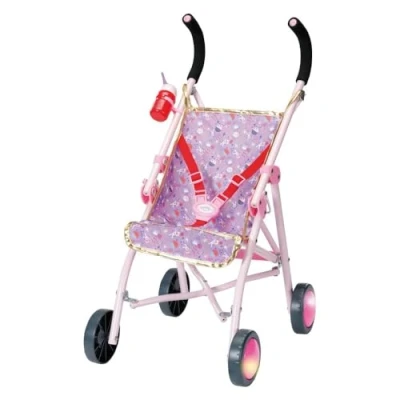 Immagine di Baby Born Happy Birthday Deluxe Buggy Star &amp; Space Theme Easy For Small Hands, Creative Play Promotes Empathy Social Skills, Toddlers 3 Years Up Includes Clip On Beaker