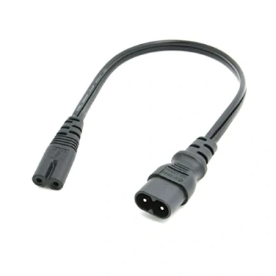 Immagine di chenyang CY IEC 60320 C8 da spina a presa C7 Prolunga maschio femmina Cavo adattatore di alimentazione principale 30 cm