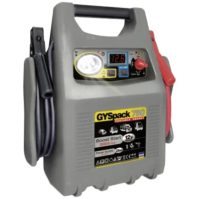 Immagine di GYS Sistema di accensione rapido Gyspack 750 026179 Corrente davviamento ausiliaria (12 V)=750 A Luce lavoro, Trasformatore 230V, Protezione inversione