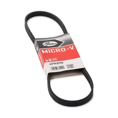 Immagine di GATES Micro V 4PK898 Cinghia Poly 898 4 Poliestere, EPDM (Etilene Propilene Diene Caucciù) LEXUS: IS I Sedan, SUBARU: Forester II