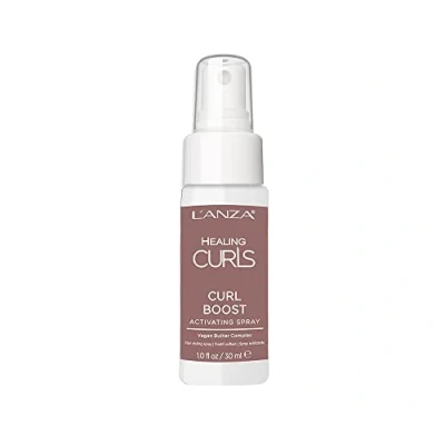 Immagine di L&#039;ANZA Healing Curls Curl Boost Activating Spray Termoprotettivo a Tenuta Leggera per Capelli Ricci, Definisce e Modella i Formula Priva di Solfati Parabeni, 30 ml