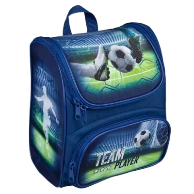 Immagine di Scooli Zaino per la scuola materna CUTIE Team Player Scomparto principale e tasca anteriore Spallacci schienale imbottiti Ideale bambini dai 3 anni in su
