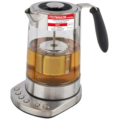 Immagine di Profi Cook PC WKS 1020 G Macchina per caffè e tè acciaio inox, Trasparente