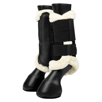 Immagine di LeMieux Fleece Edge Mesh Brushing Boots