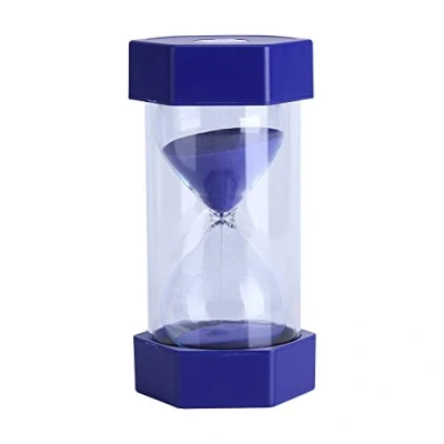 Immagine di Yosoo Clessidra Sabbia Timer 3/10/20/30/60 Minuti Flip Giocattolo Piccola Clock Time Management Set Home Office Decor (60 Blu)