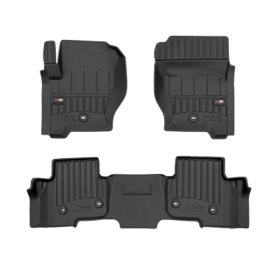 Immagine di FROGUM proLine 3D 3D426016 Set tappetino Gomma anteriore e posteriore 3 nero Su misura