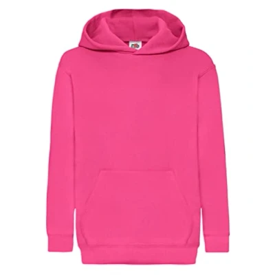 Immagine di Fruit of the Loom Felpa con cappuccio ragazzo Rosa/fucsia 5 anni