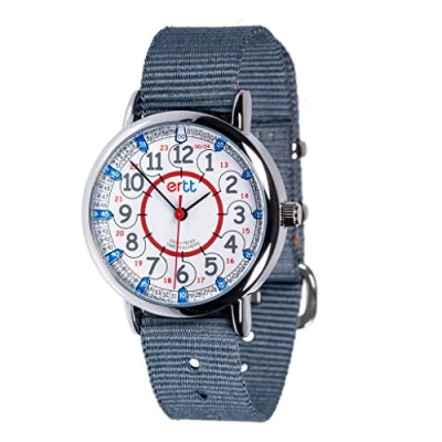 Immagine di EasyRead Time Teacher ERW RB 24 Orologio da polso, Grigio, 1