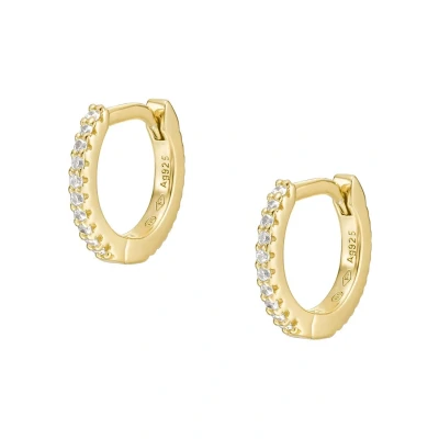 Immagine di Fossil Earring Sterling Silver Gold Orecchini goldcoloured, Donna, Taglia: One Size, coloured