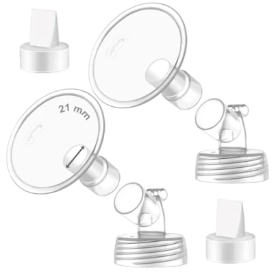 Immagine di Maymom MyFit Flangia Set 21mm Shield Widemouth Connettore Duckbill Compatibile w Spectra S2 S1 Pompa Non Originale Accessori OEM Parti