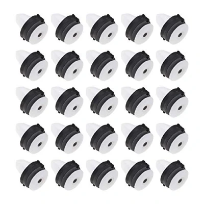 Immagine di Create idea 50 Pz Auto Porta Laterale Stampaggio Trim Pannello Clip di Fissaggio con Nero Gomma Rondelle W714231S300 1571079 Per Foro 8mm