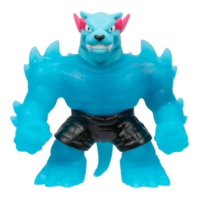 Immagine di MrBeast Lab pantera elastica Hypercharged degli Heroes of Goo Jit Zu; premere + allungare la da fino a 3 volte nelle sue dimensioni; Raccogli tutte e personaggi; Iconic,