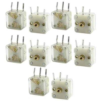 Immagine di 223F Condensatore Variabile di Stile Doppio 20PF Per FM Radio 10 Pezzi.