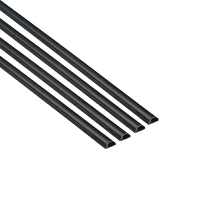 Immagine di D Line, Micro Canal Portacables de 4 Metros de, Cubierta Cable Autoadhesiva, Solución Gestión Cables 16mm (Anch.) x 8mm (Alt.) Piezas 1 Metro (Multipack metros) Negro