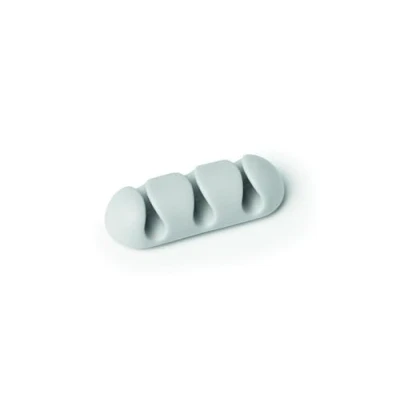 Immagine di Durable 503910 Cavoline Clip 3, Fermacavi per 3 Cavi, 20 x 12 52 mm, Grigio