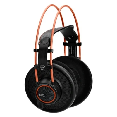 Immagine di AKG K712 Pro Open Back Cuffie di riferimento, aperte, over ear per ascolto, missaggio e mastering grande precisione, Nero