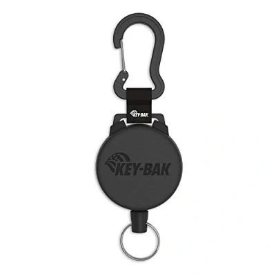 Immagine di KEY BAK 5 KB Collana in acciaio inox resistente Nero con bobine chiave