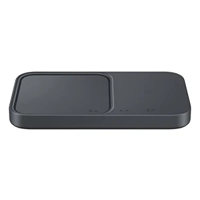 Immagine di Samsung EP P5400 Dual Caricabatterie Wireless 15W Con Adattatore Nero
