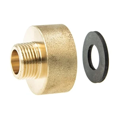 Immagine di tecuro Red. Prolunga filettatura esterna G 3/8 x interna Rp 3/4, cilindrica MS blank CW617N