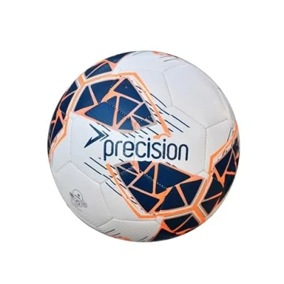 Immagine di Precision Fusion Mini pallone da calcio ad alte prestazioni, resistente, in TPU cucito a macchina, foderato EVA 2 mm, leggero, 160 g, bianco, misura 1