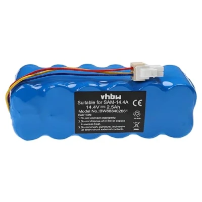 Immagine di vhbw batteria sostituisce Samsung AP5576883, AP5579205, DJ63 01050A, DJ96 00113C, 00116B per home cleaner (2500mAh, 14,4V, NiMH)