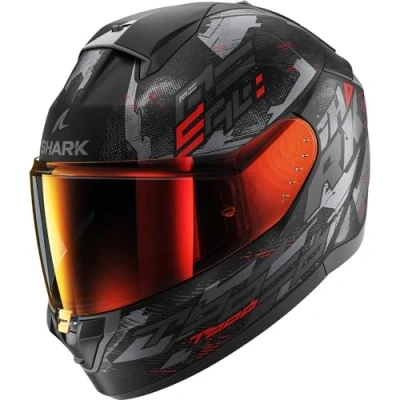 Immagine di SHARK, Casco Moto Integrale RIDILL 2 MOLOKAI Black / Red Grey KAR, L