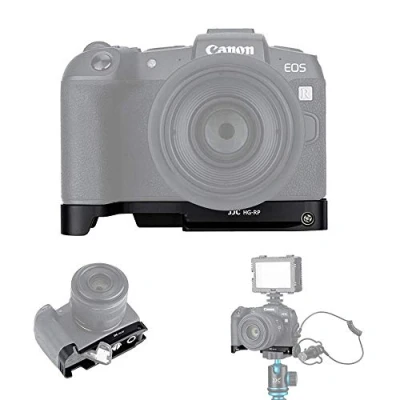 Immagine di JJC Fotocamera Impugnatura in Metallo per Canon EOS R8 RP, Arca Piastra a Sgancio Rapido di Tipo, Sostituisce l&#039;impugnatura EG E1, Nero