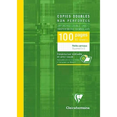 Immagine di Copies Doubles Non Perforees S/Etui 21x29,7 100p Q.5x5