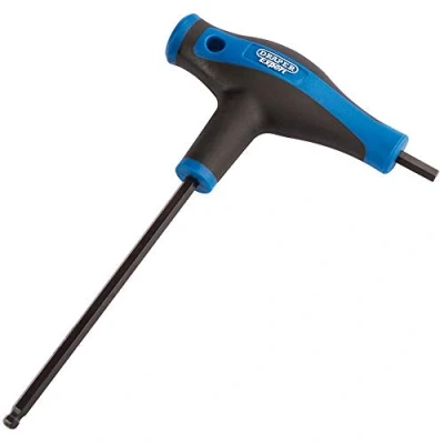 Immagine di Draper Thex/SG/B Expert Soft Grip&quot;T Handle Hexagon and Ball End Key, blu, 6.0 mm