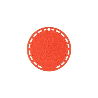 Immagine di Le Creuset Sottopentola rotondo French, Silicone, Resistente al Calore fino a 250 C, diameter 20 cm, Arancione, 93007300090000